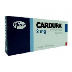 Cardura Doxazosin mesylate 2 mg 20 tabs