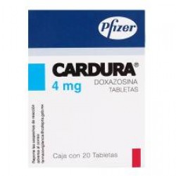 Cardura Doxazosin 4 mg 20 tabs