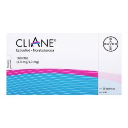 Activella Cliane estradiol and norethindrone 2 mg/1 mg 28 Tabs