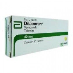 Calan Covera Dilacoran Verapamilo hydrochloride 40 mg 30 tabs