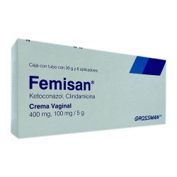 Femisan Cream Clindamycin Ketoconazole 30g 6 apl 400mg ,100mg 5g