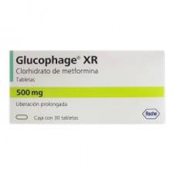 Glucophage Metformin hydrochloride 500 mg 60 tabs