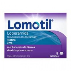 Lomotil Loperamide 2 mg 8 tabs