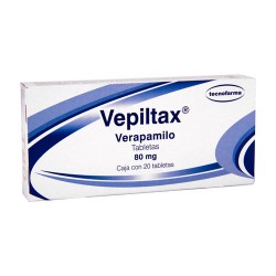 Calan Covera Verapamilo generic 80 mg 20 tabs