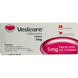 Vesicare solifenacin 5 mg 20 tabs