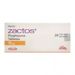 Actos Zactos Pioglitazone 15 mg 28 tabs