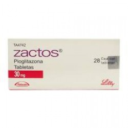 Actos Zactos Pioglitazone 30 mg 28 tabs