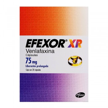 Effexor XR Venlafaxina generic 75 mg 20 tabs