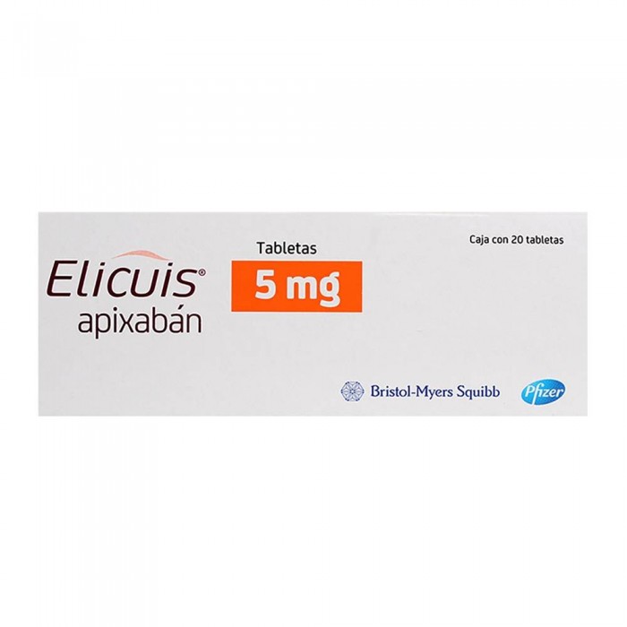 Eliquis Apixaban 5 Mg 20 Tabs