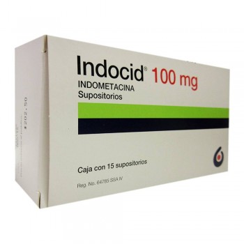 Indomethacin indocid Suppository 100 mg 15 suppositories