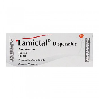 Lametec Lamictal Lamotrigine dispersibles 100 mg 28 tabs