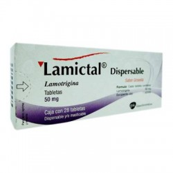 Lametec Lamictal Lamotrigine dispersibles 50 mg 28 tabs