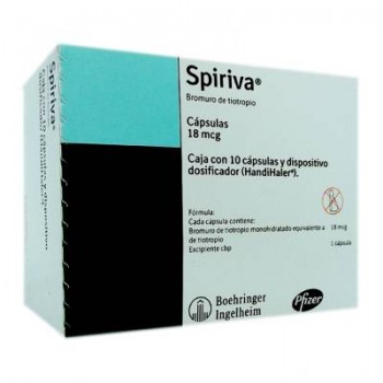 Spiriva 18mcg 10 caps.with 1 Inhaler*Device Only USA&limit 2