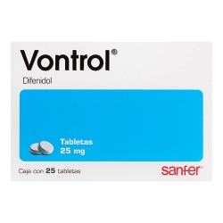 Vontrol Diphenidol 25 mg 25 Tabs